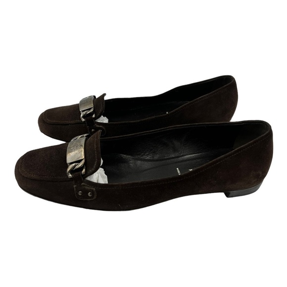 PRADA Suede Leather Loafers - Picture 9 of 16